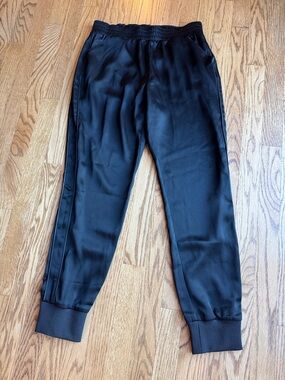 David Lerner Black Jogger Sweatpants